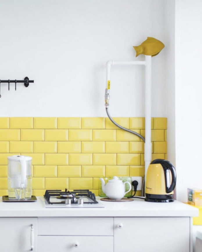 decorazioni per tubi in cucina