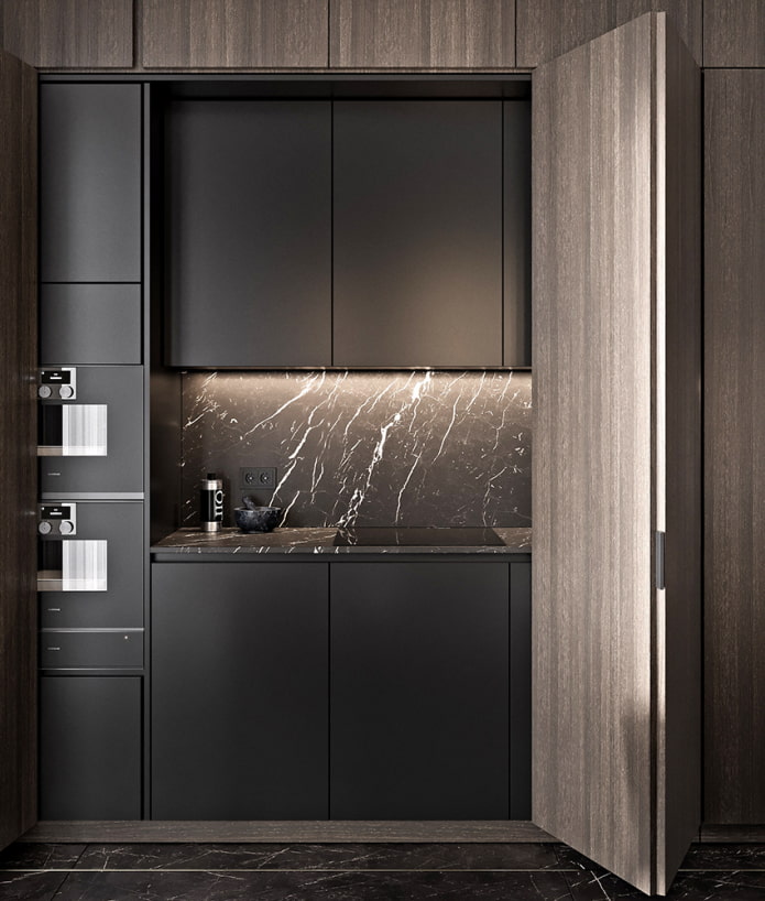 set da cucina nascosto
