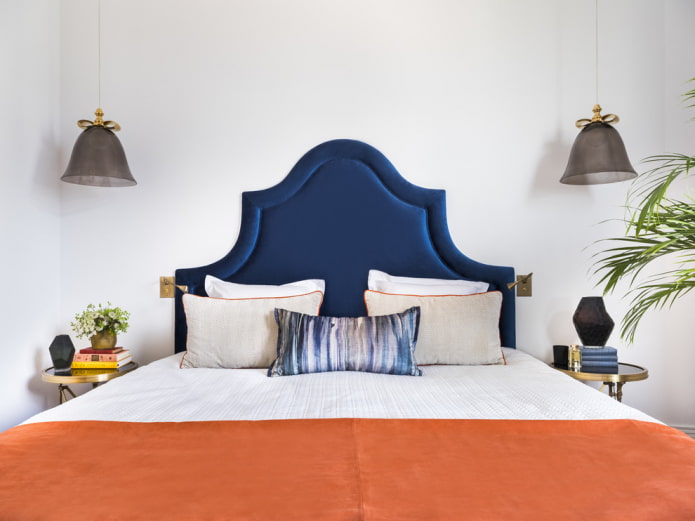  Bianco, blu e arancione