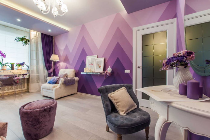 lilla all'interno