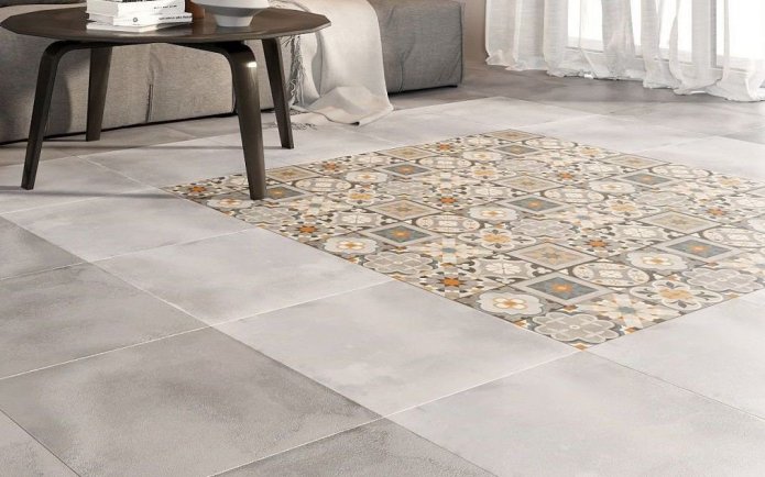 piastrelle di diverse forme