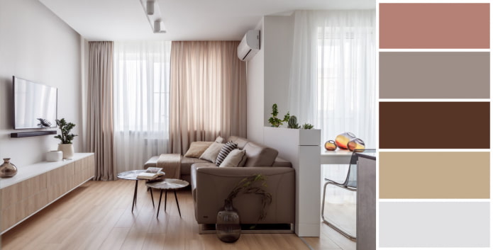 Cipria, grigio e beige