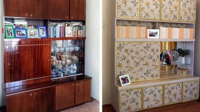 Restauro di una credenza
