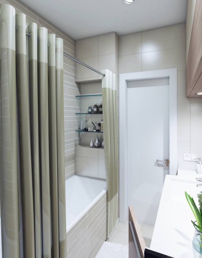 progettazione bagno 3,2 mq