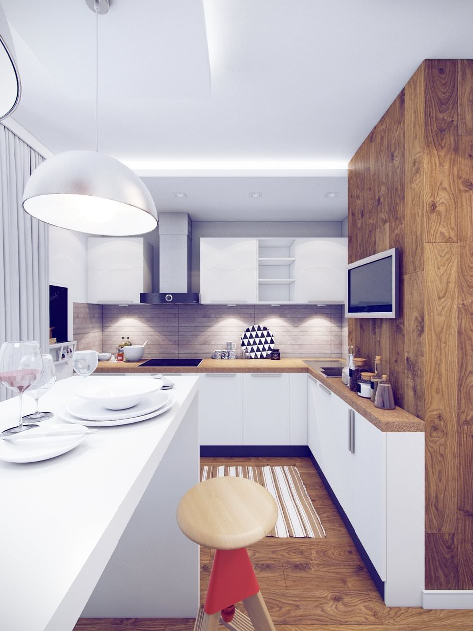 cucina in un bilocale