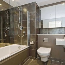 Interno del bagno in stile moderno: 60 migliori foto e idee per il design-16
