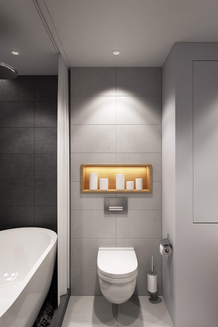 bagno moderno di design 4,7 mq.