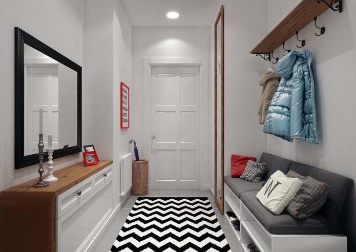 Stile contemporaneo nel corridoio