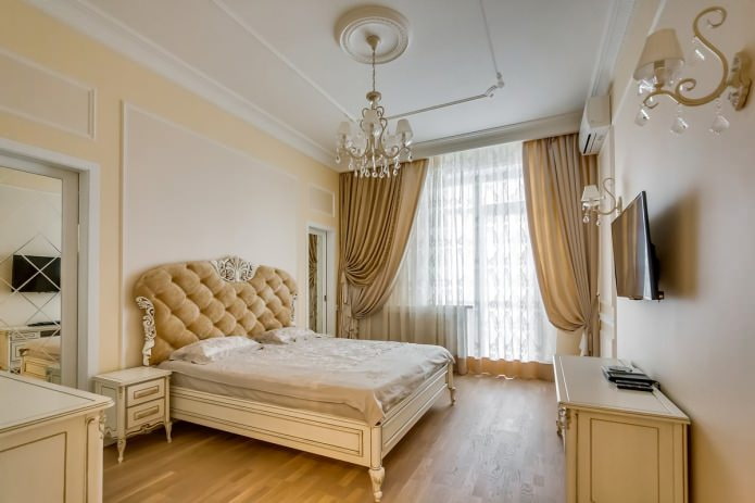pareti chiare in camera da letto