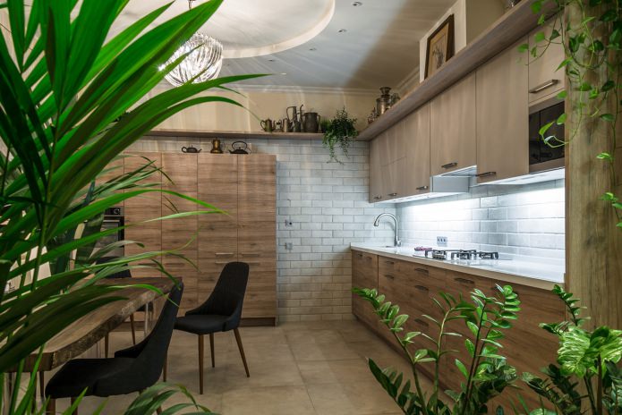 cucina in stile ecologico
