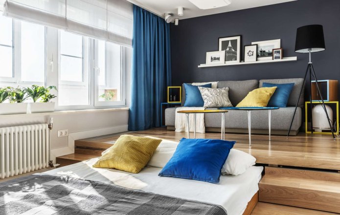 letto estraibile in soggiorno