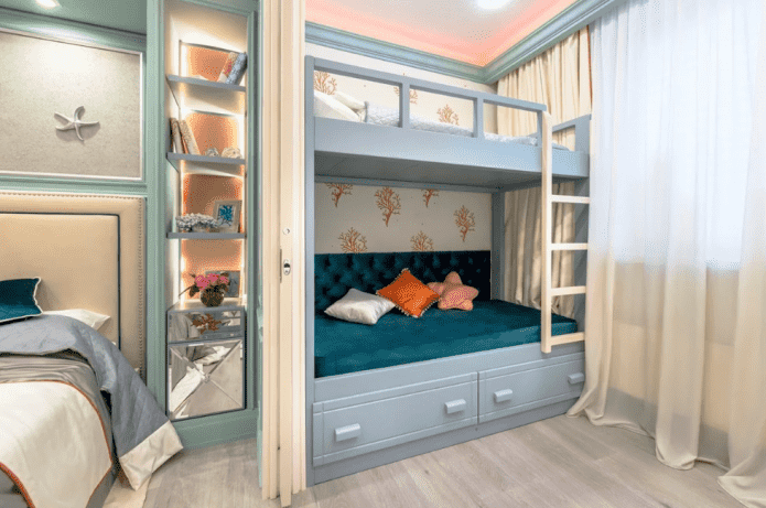 Area per bambini all'interno della camera dei genitori