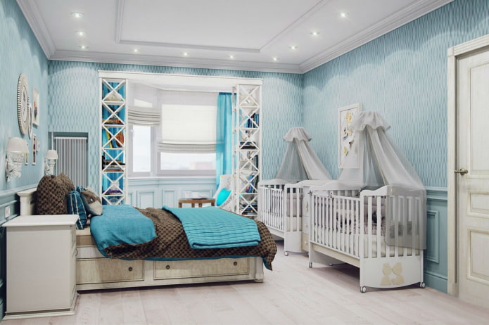 Area per bambini all'interno della camera dei genitori