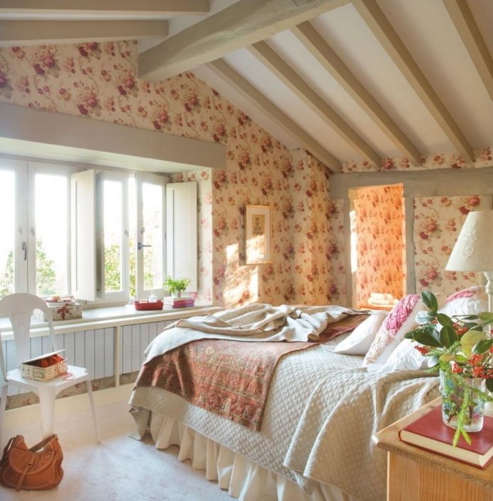 camera da letto in stile provenzale