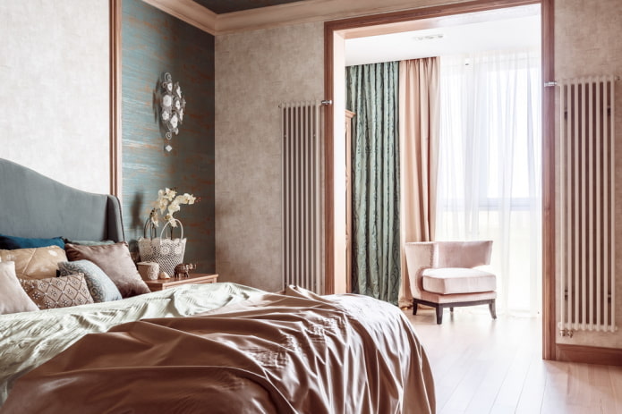 isolamento di una loggia annessa a una camera da letto