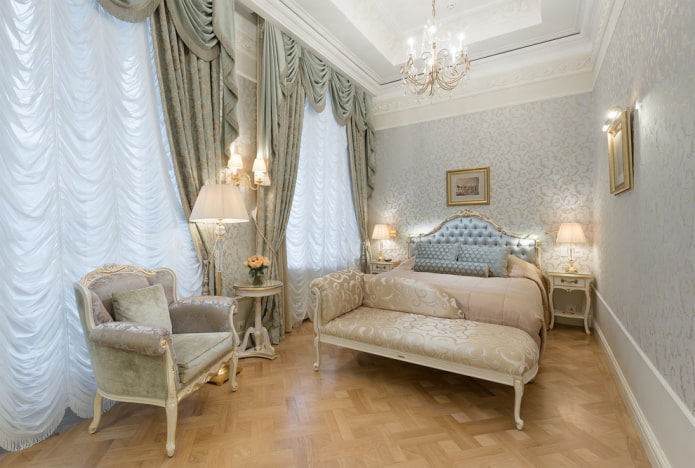 interno camera da letto classica