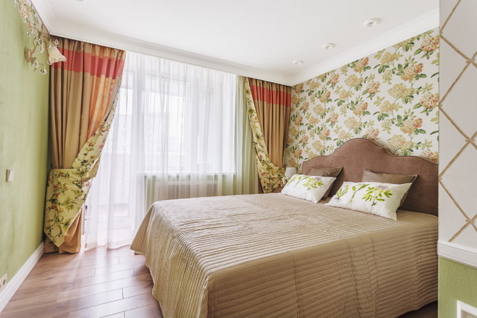 decorazione della camera da letto in stile provenzale