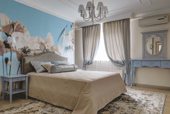 decorazione della camera da letto in stile provenzale