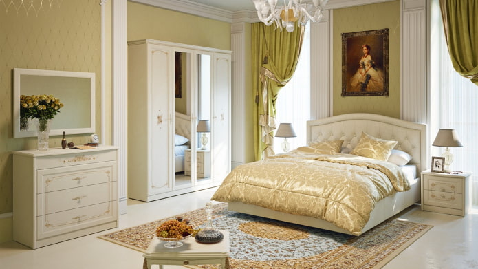 mobili in camera da letto nello stesso stile