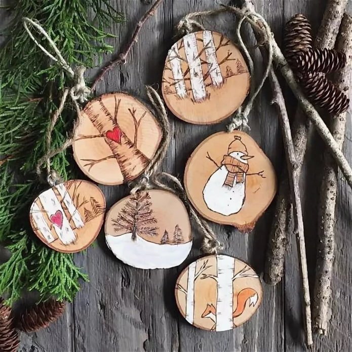 Decorazioni per l'albero di Natale