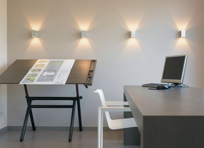 Faretti da parete nel design della stanza