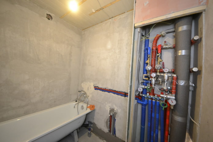 ristrutturazione grezza del bagno