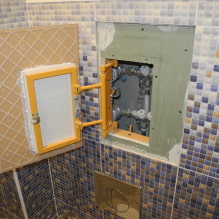 Come chiudere i tubi del bagno, ma lasciarli rapidamente accessibili-4