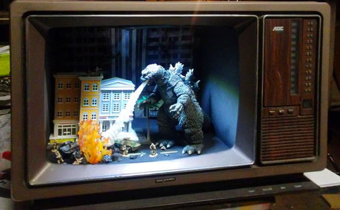 Scena dal film Godzilla