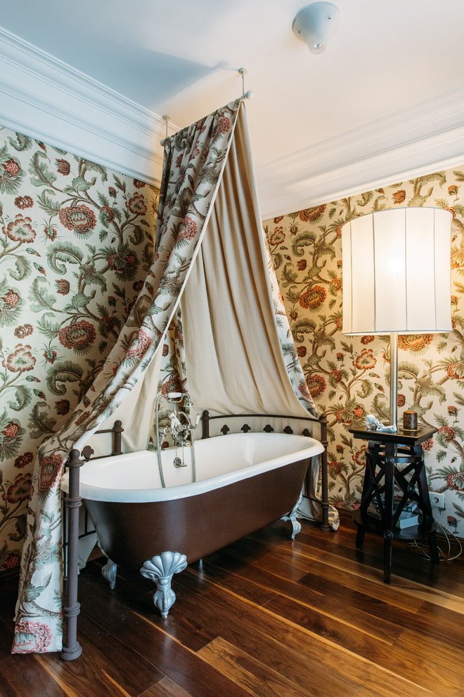 Tenda per vasca da bagno indipendente