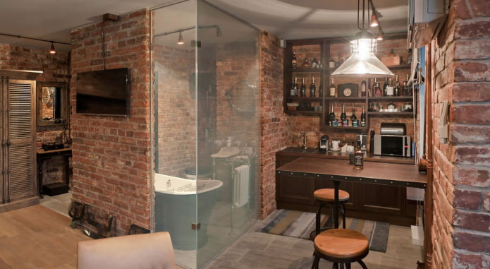 vetro semiopaco all'interno