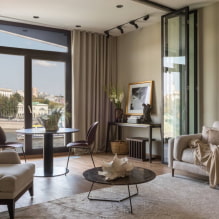 Design degli interni con pareti divisorie in vetro-0