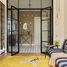 Design degli interni con pareti divisorie in vetro-2