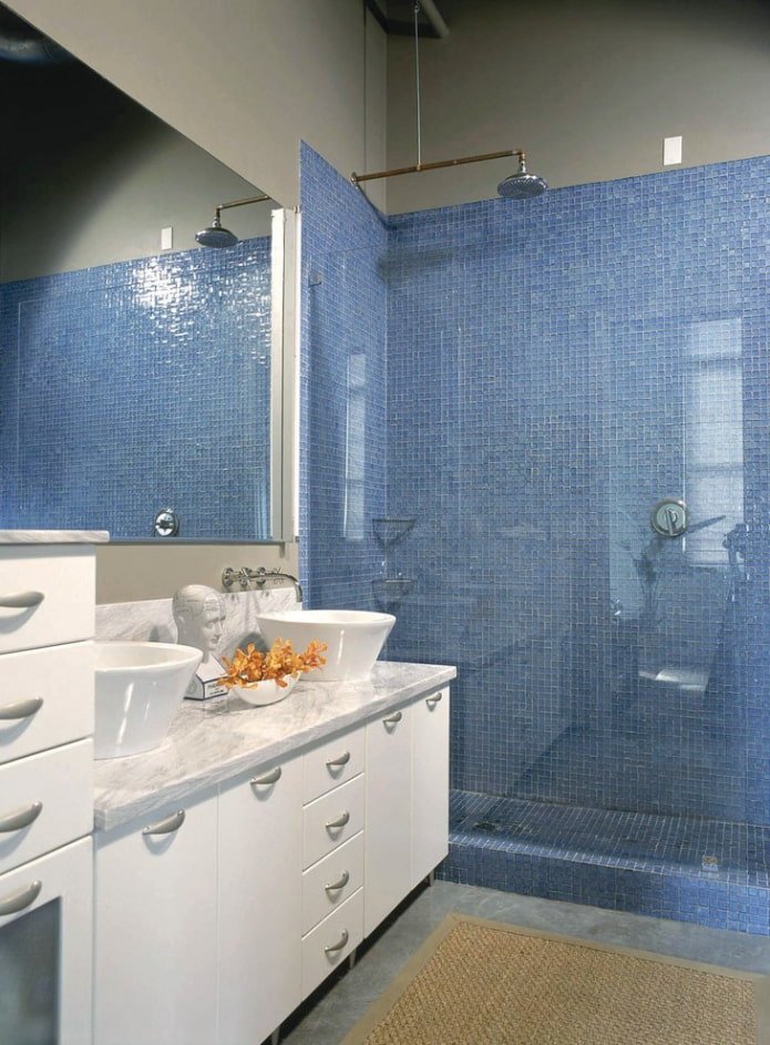 Mosaico blu