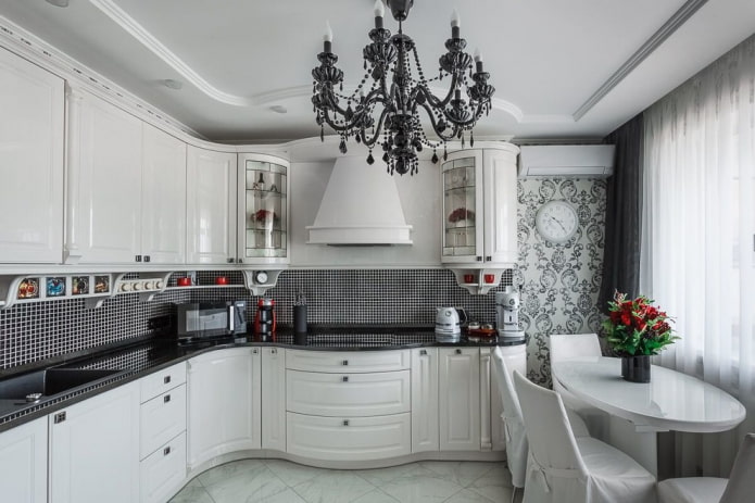 decorazione delle pareti in un interno classico