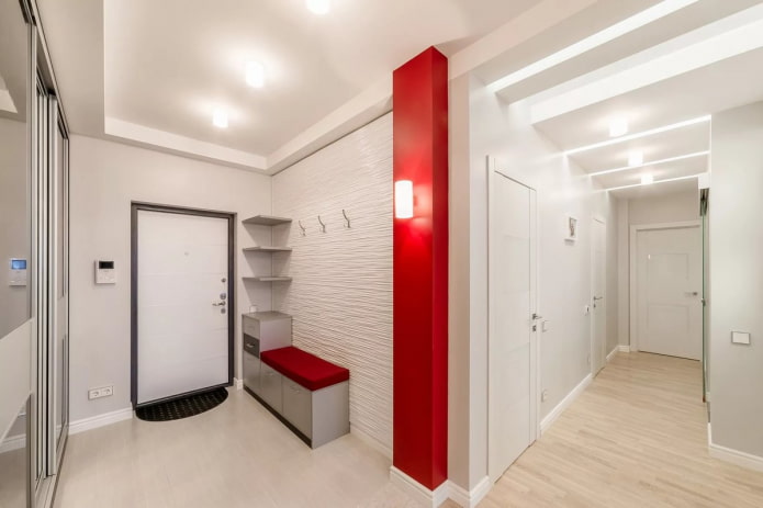 design delle pareti in stile high-tech