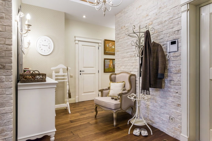 design delle pareti in stile classico