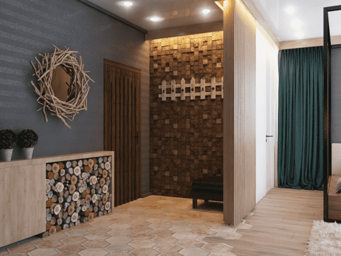 design delle pareti in stile ecologico
