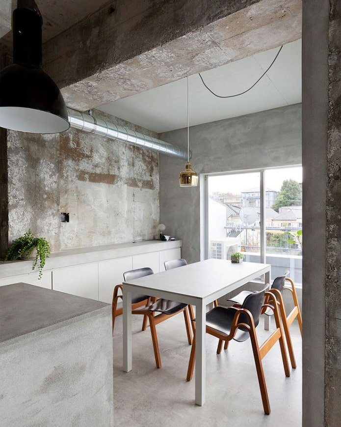 cucina in stile loft