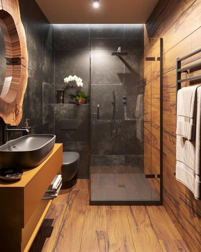 bagno in stile loft
