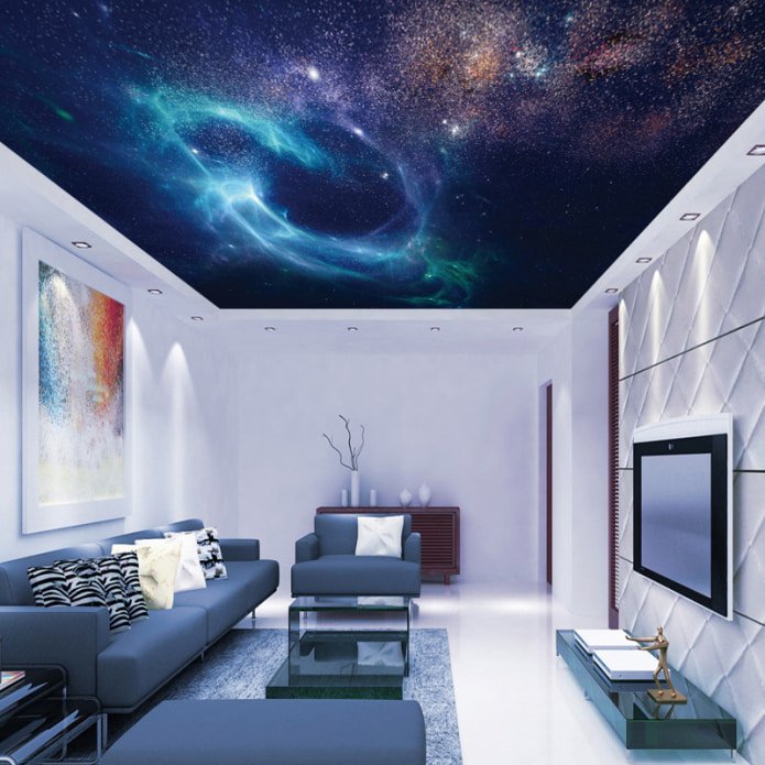 carta da parati sul soffitto