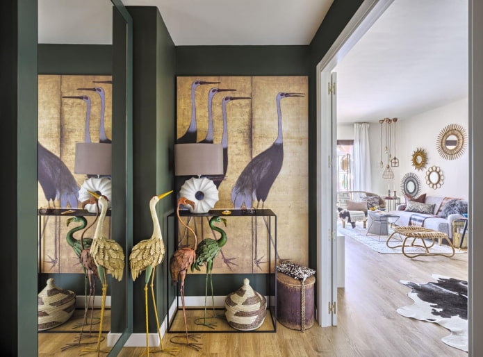 design del corridoio in stile eclettico
