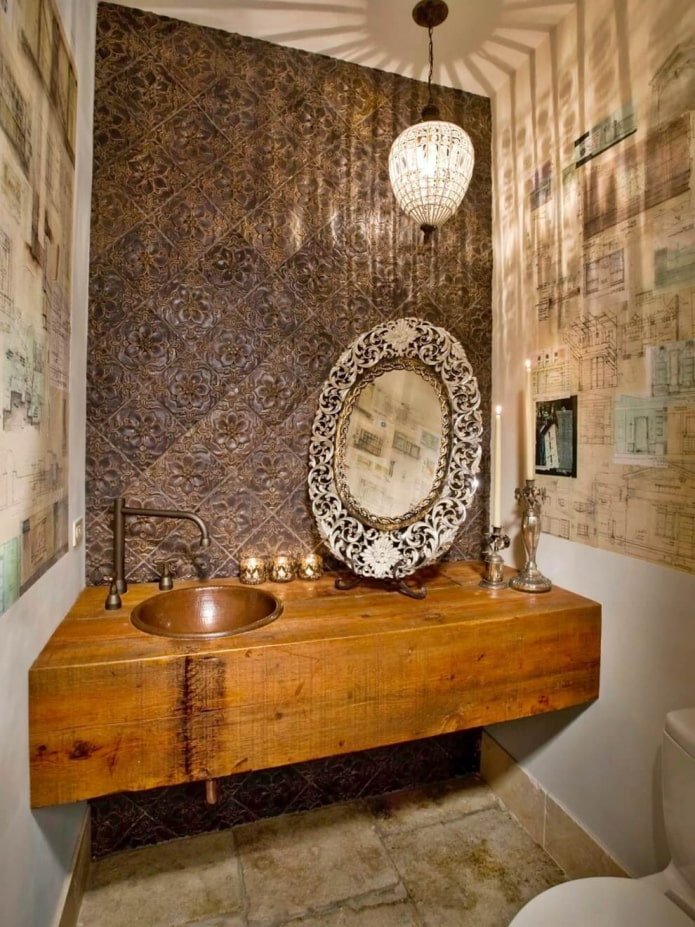 eclettismo in bagno