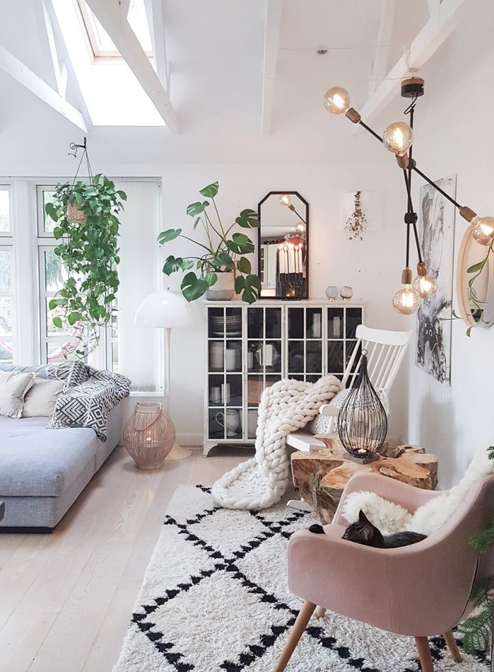 soffitta in stile hygge