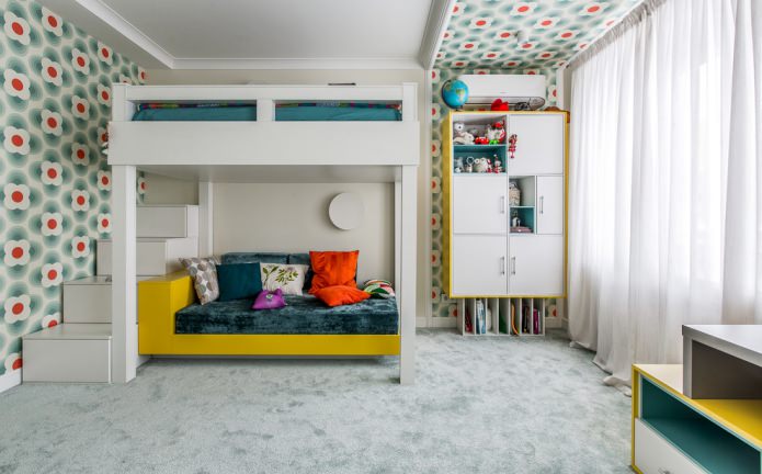 Cameretta in stile contemporaneo