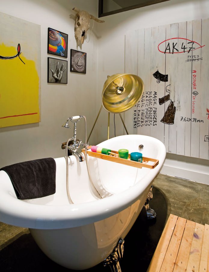 arredare un bagno in stile loft