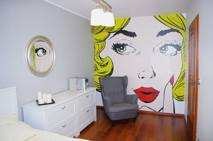 pop art sul muro