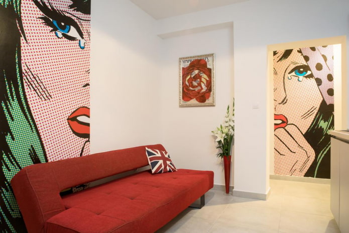 divano rosso