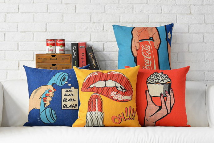 cuscini pop art