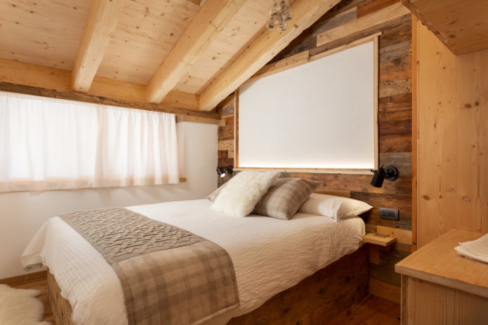 design rustico per camera da letto