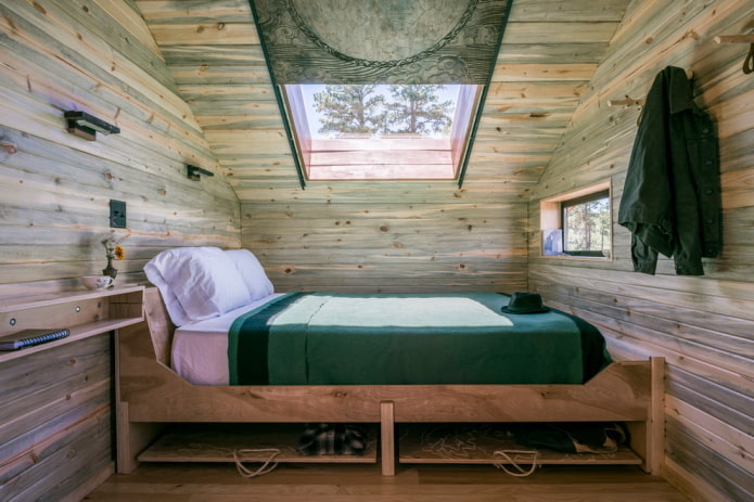 design rustico per camera da letto